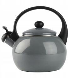 Silesia Emalia Szürke Janosik zománcozott acél teáskanna gáz- és indukciós tűzhelyhez, 2, 2 literes (5905155014375)