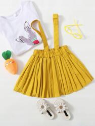 Shein CC44308 Shein Fodros Szövet Szoknya Vállpántokkal (24) 92