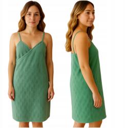 MAKOIA Pareo Női Szaunatörölköző Tunika, 70×160cm, zöld, mikroszálas (sauna hammam duży ręcznik tunika)