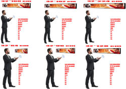 Qiangli Led Kültéri fényújság - Színes (32x64 cm) P8