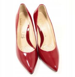 Emis Czółenka Emis SL6506 piros lakk bőr cipő r39 (SL6506)