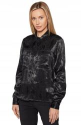 GUESS Fekete Női Texturált Ing Gallérral S Gxh (W1BH12WE5B2)