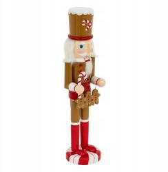 Atmosphera Mézeskalács Nagypapa Figura Fa 38 CM Karácsonyi Dekoráció (199135)