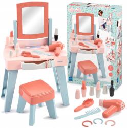 Ecoiffier Mademoiselle Fésülőasztal Ülőkével 11 Kiegészítő (1819)
