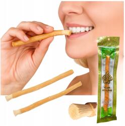 Wang Menta Miswak Természetes Fogkefe Arakowa Fehérítő (Patyczek Arabski Do Dziąseł Wybielanie Mint)