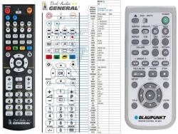 GENERAL BLAUPUNKT RC-ME1 - съвместимо дистанционно управление на марката General (RC-ME1) Дистанционно
