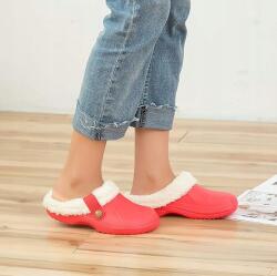  MU2KP8 Meleg vízálló papucs Háztartási papucs. Kertésznadrág 44 45 (MU2KP8)