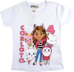 Atabay Póló Póló Lányoknak Macskás Blúz Rövid Ujjú 80/86 P44