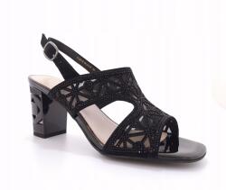 Loretta Vitale Fekete szandál széles sarokkal Loretta Vitale C3818 méret36 (C3818)