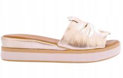  Arany színű bőr papucs éktalppal Boccato 133.0111 méret40 (133.0111)