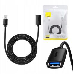 Baseus Kábel Usb 3.0 Hosszabbító Kábel 2M 5 Gbps Baseus Fekete (6932172630379)