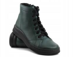 Helios Női Bakancs Helios 517 Bőr Filc Fűzött (517)