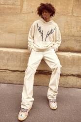 Boohooman KC94208 Boohoo Széles Farmer Nadrág Férfi Bézs (48) 46