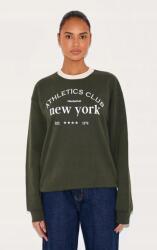 Prettylittlething KC94213 Prettylittlething Melegítő Pulóver Khaki Felirattal (48) S