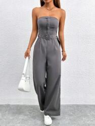 Shein DC35217 Shein Petite Overál Nyitott Vállpánt (47) M