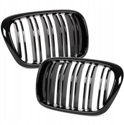 Dlaauta Bmw E39 Hűtőrács Szett Fekete Fényes Grill Maszk
