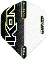 Red Dragon Dart toll Red Dragon Ikon fekete és fehér No2, 100 mikron