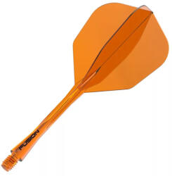 Winmau Darts toll és szár egyben Winmau Fusion No6 toll és hosszú szár, átlátszó narancssárga