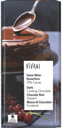 VIVANI Ciocolata bio cuvertura amaruie, 150 g