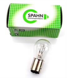 Spahn Izzó, fényszóró 12 Volt 21/5 Watt 15mm Yamaha DT 50, 80, 125-höz Spahn Glühlampen Elektronika Világítás Izzók