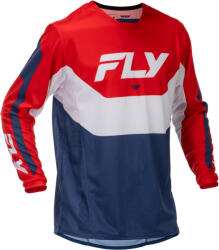 FLY RACING Kinetic mez - piros/fehér/kék FLY RACING Bicikli alkatrészek Kerékpáros ruházat Kerékpáros mezek