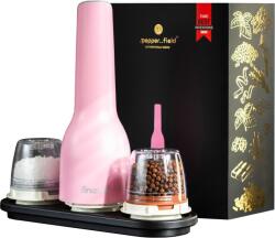 Finamill by Pepperfield Elektromos fűszerőrlő ajándékszett, USB, rózsaszín