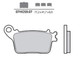 BREMBO Szén-kerámia fékbetétek - 07HO5907 BREMBO Futómű és fék alkatrészek Fékbetét (tárcsafék)