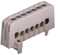 Pollmann Kalapsínre rögzíthető sorkapocs csatlakozó kapocs 7x16mm2 szürke A7-F2 2020268 Pollmann