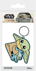 Pyramid THE MANDALORIAN (GROGU' S LITTLE FRIEND) PVC kulcstartó (RK39325C)