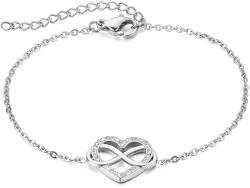 Troli Gyengéd acél karkötő Szív VEDB0354S