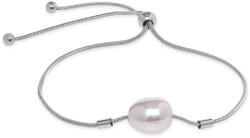 Troli Elegánsacél karkötő gyönggyel VEDB0540S