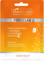 Bielenda Professional Supremelab Energy Boost fehérítő gézmaszk C vitamin