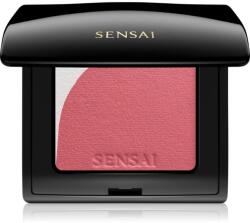 Sensai Blooming Blush blush cu efect iluminator cu pensula culoare 01 Blooming Mauve 4 g