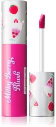Revolution Beauty Milkshake Milky Berry Blush multifunkcionális smink ajkakra és arcra árnyalat Berry Burst 10 ml