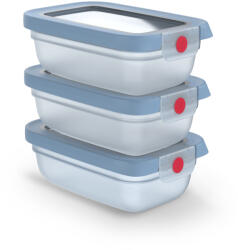 Tefal N1230510 OneClick tárolóedény szett, 3 db - kék (N1230510)
