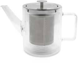 Bredemeijer Vízforraló, Bredemeijer, Üveg / Rozsdamentes acél, Szűrővel, 1 L, Átlátszó / Ezüst (165024)