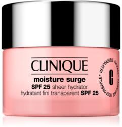 Clinique Moisture Surge SPF 25 Sheer Hydrator nappali tápláló és hidratáló krém SPF 25 50 ml
