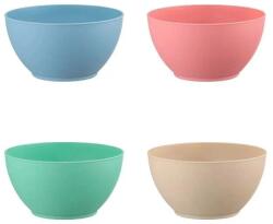 Welora Tálaló tálak, műanyag, 750ml űrtartalom, 4db, több színű (JM1214945)