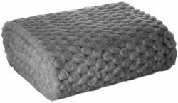 Eurofirany Cindy6 puha plüss takaró Acélszürke 200x220 cm (HS453457)