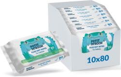 Petit Dragon Pure Nedves törlőkendő, 10 csomag x 80, 800 db