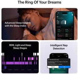Ultrahuman Smart Ring Ultrahuman Ring Air UHRA-BR-05, Bluetooth BLE5, HRV, VO2 Max, Android/iOS, Monitorizare ritm cardiac, Saturatie Oxigen, Autonomie 6 zile, 16.17 mm (Roz/Auriu) (UHRA-BR-05)