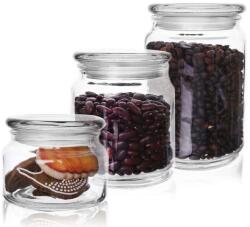 Orion Fedővel ellátott tégely, Orion, Üveg, Átlátszó, 380 ml (126490)