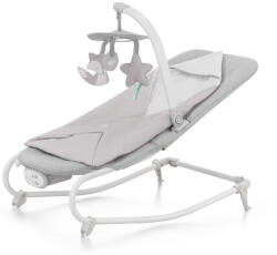KinderKraft Felio 2 Stone Grey vibráló hinta zenével 0m+, 9 kg-ig (KBFELI20GRY0000)