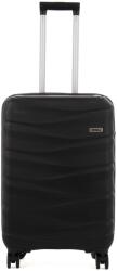 Francesco Ferellino Azzuro 2 bőrönd, TSA, Spin, 69 x 42 x 27, fekete (1FF0106633-001-M)