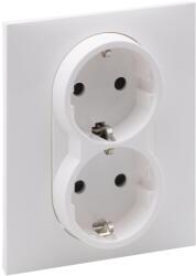 Legrand Priza dubla Legrand SEANO 765125 protectie sporita 16A 250V Ultra Alb (765125)
