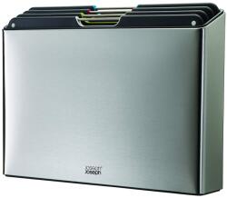 Joseph Joseph Set 4 Tavi de Taiat Joseph Joseph Folio Organizare Slim Gri Manere din Otel Inoxidabil (60170) Tocator