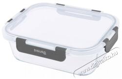 Siguro Glass Seal élelmiszertároló edény 1, 0 l, 7, 5 x 21 x 16, 5 cm