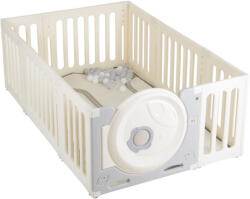 Moni Cubby Land óriás kerítés, karám játszószőnyeggel és 50 db színes labdával - pepita - 44 990 Ft