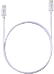 ADATA Cablu de date A-Data CACC-200PN-WH, USB-C male - USB-C male, 2 m, White (CACC-200PN-WH)
