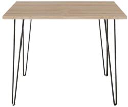  HAIRPIN asztal 90 x 90 cm konyhába, nappaliba, étkezőbe Sonoma tölgyfa